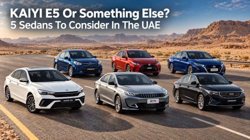 KAIYI E5 Or Something Else? 5 Sedans To Consider In The UAE