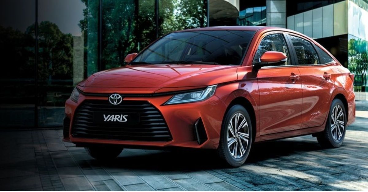 Toyota Yaris Sedan Front Side View