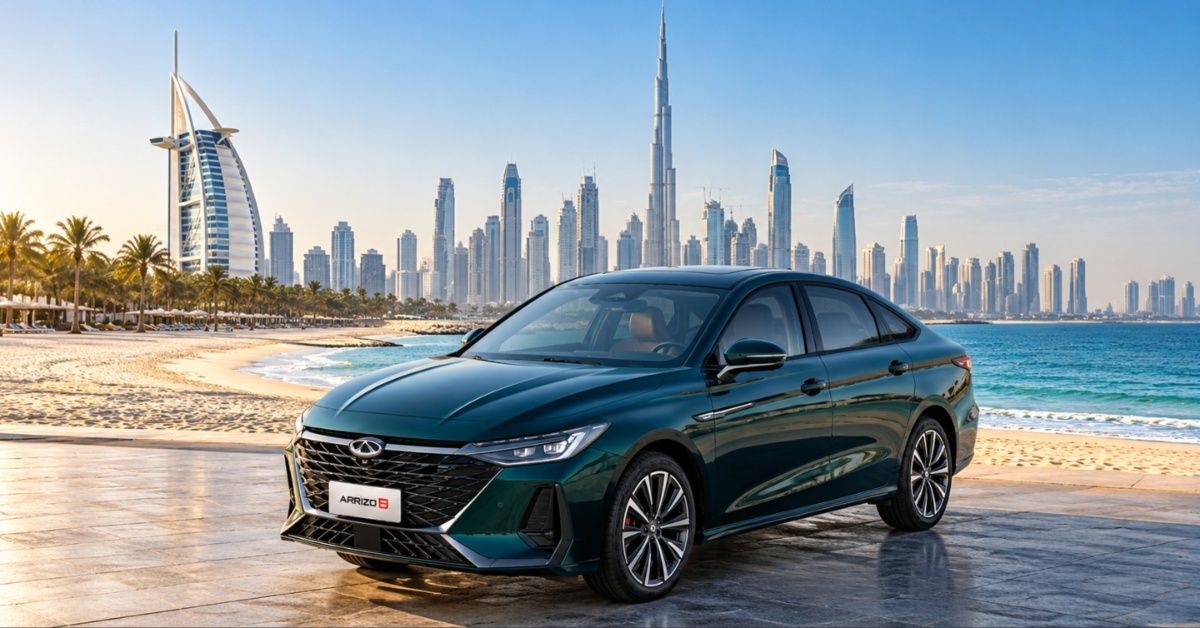 Chery Arrizo 8 Inside and Out: Business-Class Looks and a 24.6-Inch Cockpit for AED 79,900