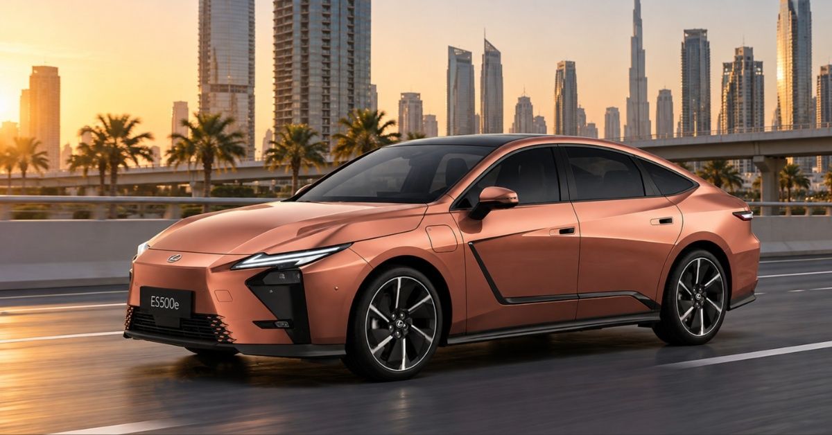 Lexus ES500e Arrives in the UAE at AED 275,000: A Silent 338 hp Luxury Sedan With 465 km of Range