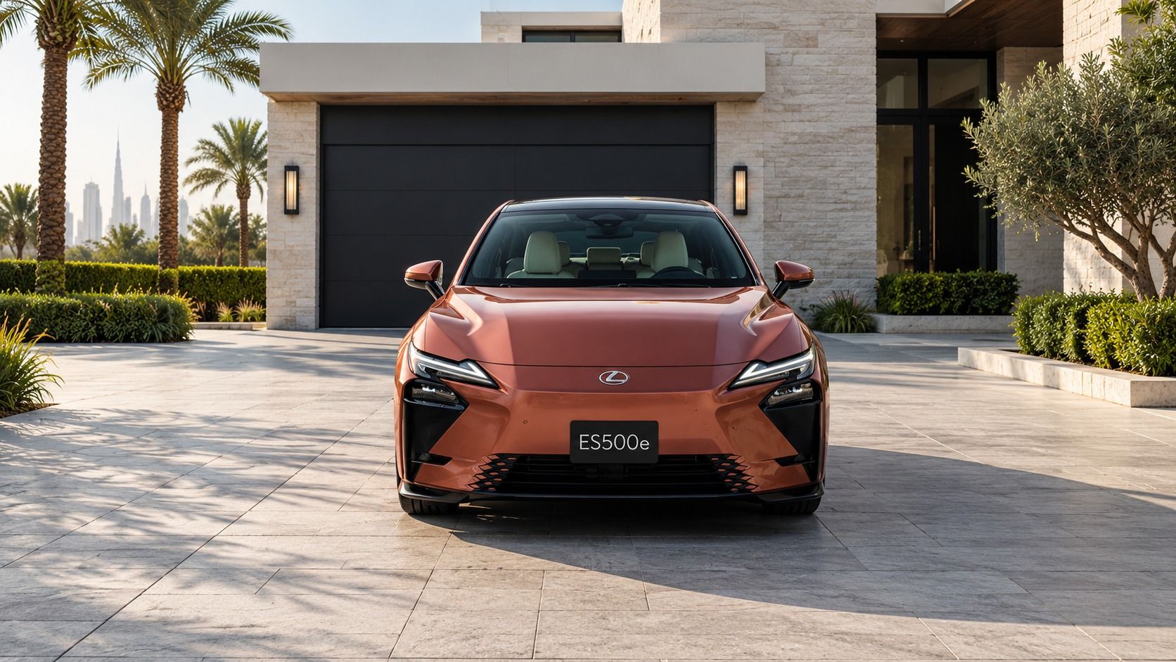 Lexus ES500e Front View