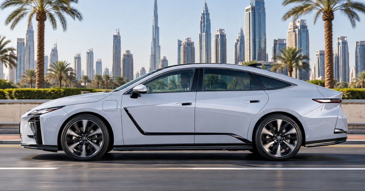 Lexus ES500e Side View