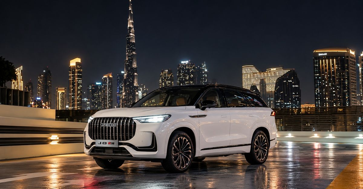 JAECOO J8 SHS Colours in UAE: All 7 Shades Explained