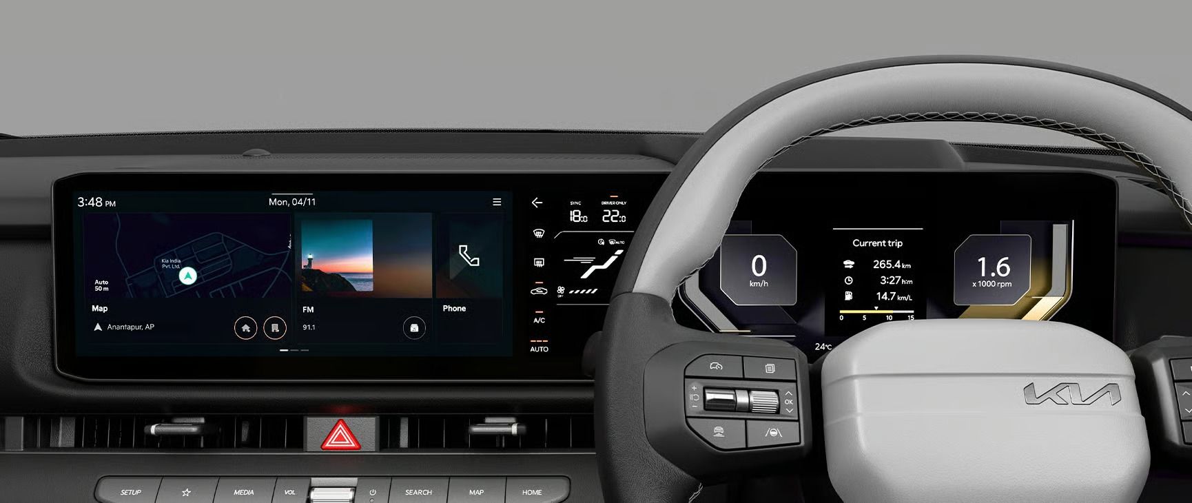 Kia Seltos Display