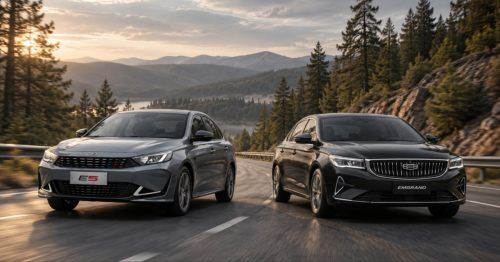 Kaiyi E5 vs Geely Emgrand: More Power or More Screen for Under AED 70,000?