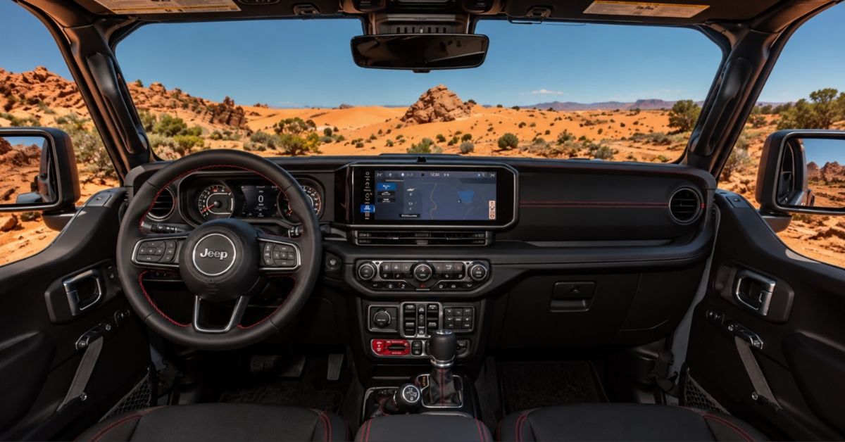 Jeep Wrangler Moab 392 Interior View