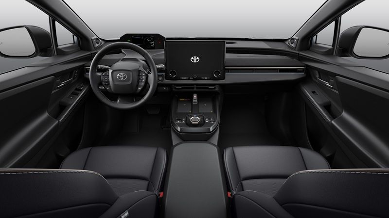 Toyota bZ4X Touring dashboard with central infotainment screen