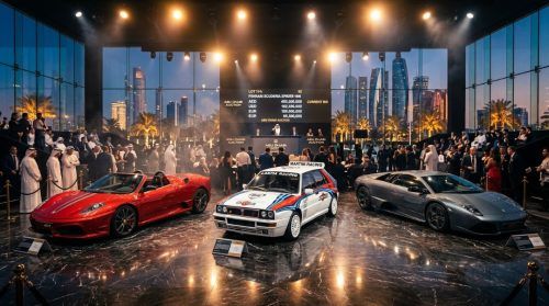 Six Rare Cars, One Abu Dhabi Auction: Ferrari, Lamborghini and Lancia Icons Head to RM Sotheby’s on 9 December