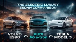 The Electric Luxury Sedan Comparison: Volvo ES90 vs Audi A6 e-tron vs Tesla Model 3