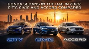 Honda Sedans in the UAE in 2026: City, Civic and Accord Compared