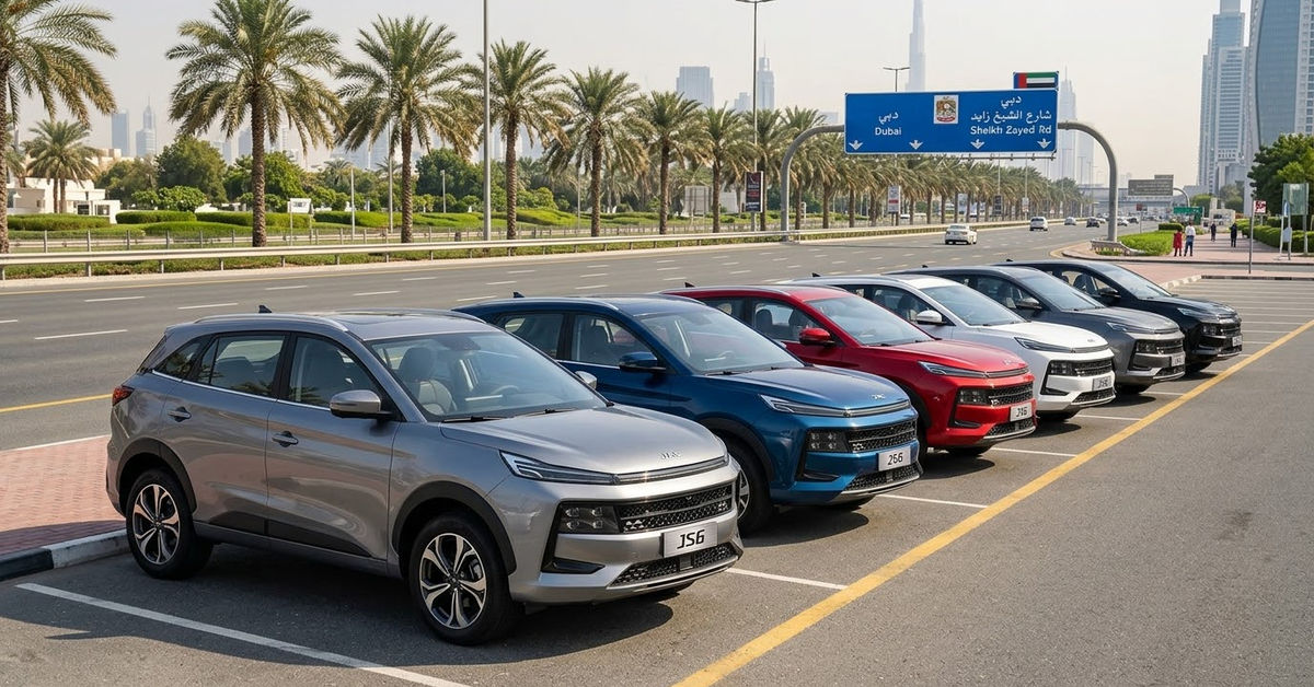 JAC JS6 Colours in the UAE: Red, Grey and Blue Explained for Buyers